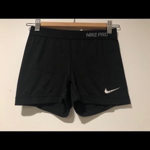 Nike pro workout shorts